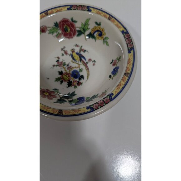 Syracuse China Bird Of Paradise 4 5/8" Floral Bird Design Bowl - Picture 2 of 8